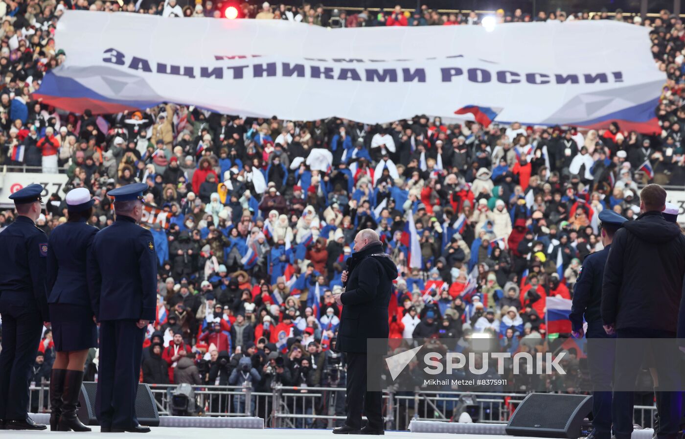 Russia Putin Military Support Concert