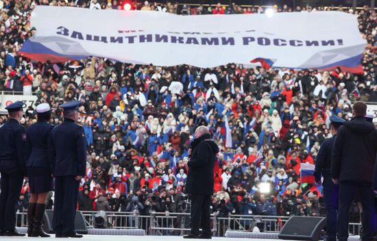 Russia Putin Military Support Concert