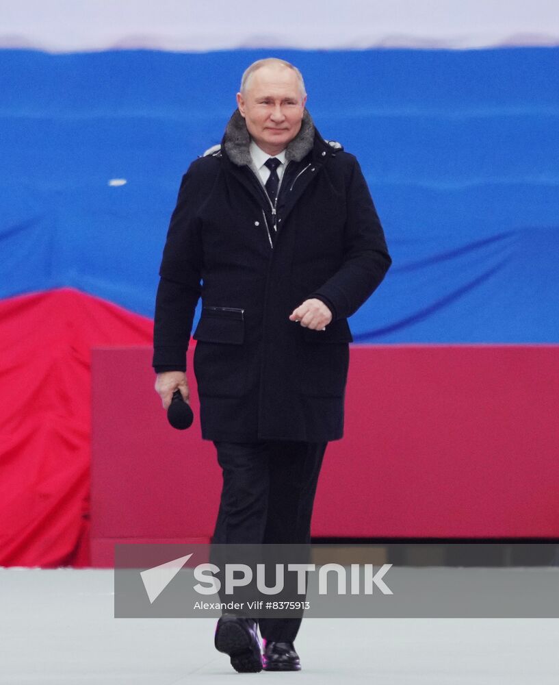 Russia Putin Military Support Concert