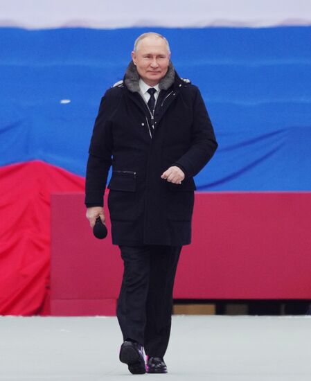 Russia Putin Military Support Concert