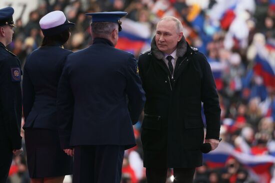 Russia Putin Military Support Concert