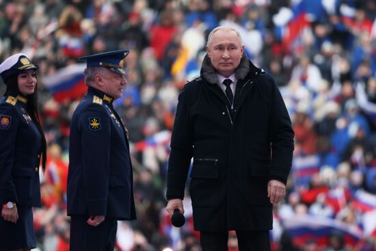 Russia Putin Military Support Concert
