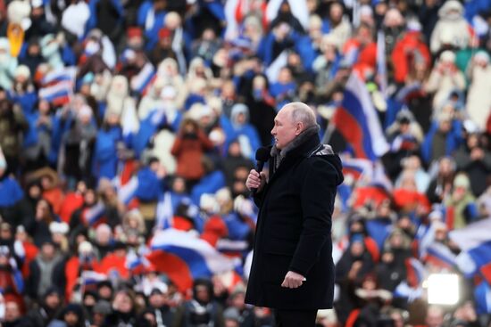 Russia Putin Military Support Concert