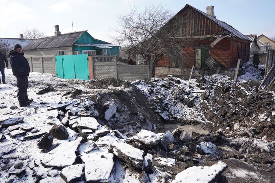 Russia Ukraine Military Operation Shelling