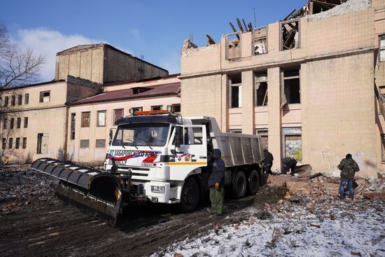 Russia Ukraine Military Operation Shelling