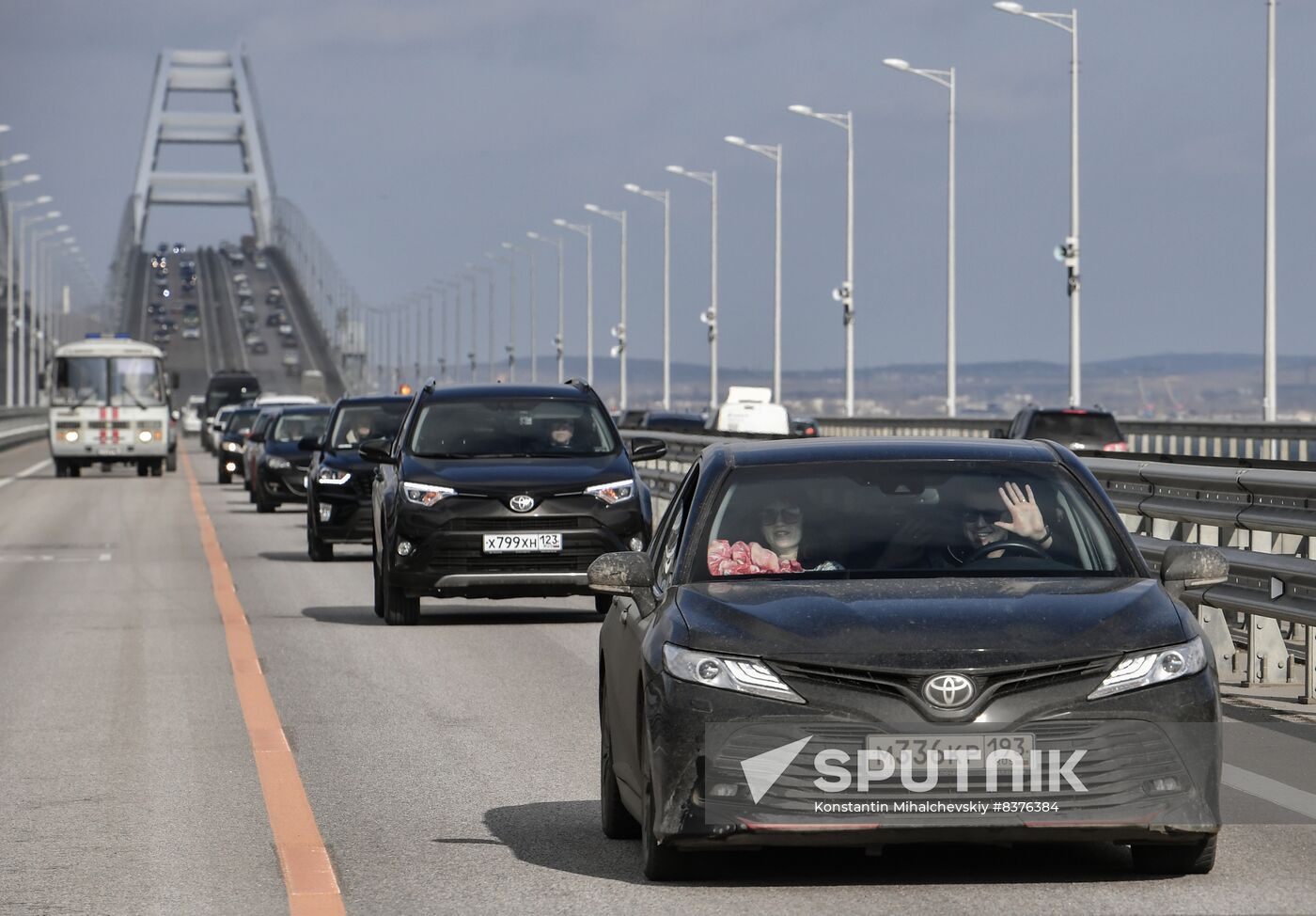 Russia Crimean Bridge Accident Reopening