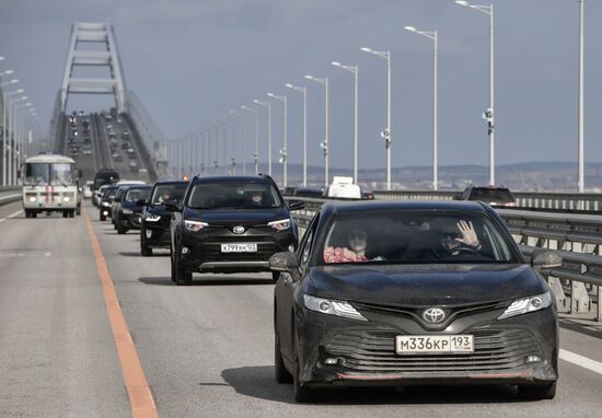Russia Crimean Bridge Accident Reopening