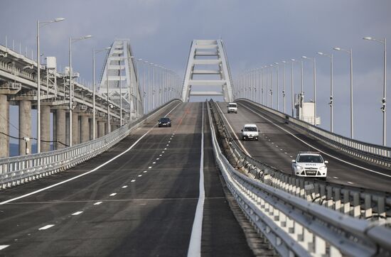 Russia Crimean Bridge Accident Reopening