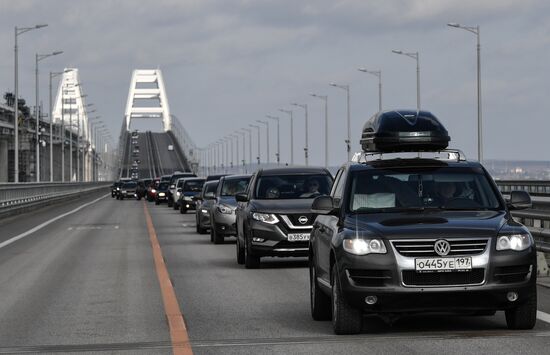 Russia Crimean Bridge Accident Reopening