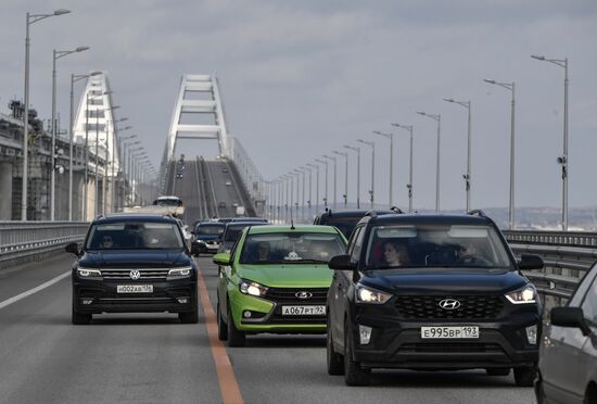 Russia Crimean Bridge Accident Reopening