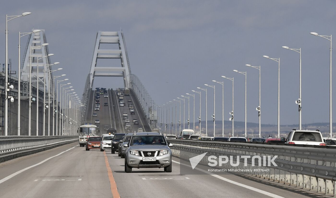 Russia Crimean Bridge Accident Reopening