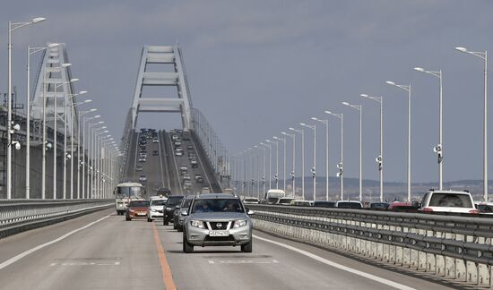 Russia Crimean Bridge Accident Reopening
