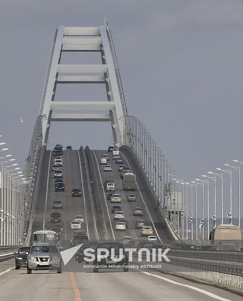 Russia Crimean Bridge Accident Reopening