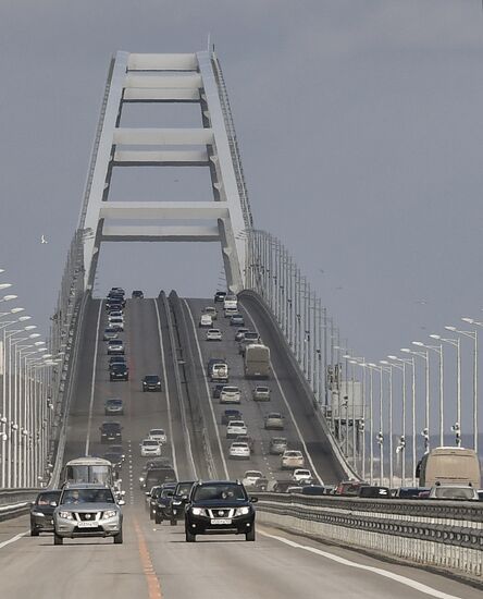 Russia Crimean Bridge Accident Reopening