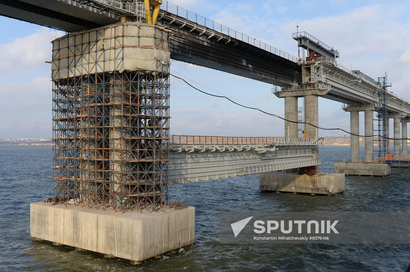 Russia Crimean Bridge Accident Reopening