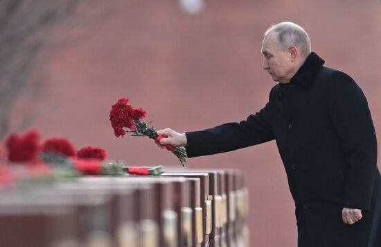 Russia Putin Fatherland Defender Day