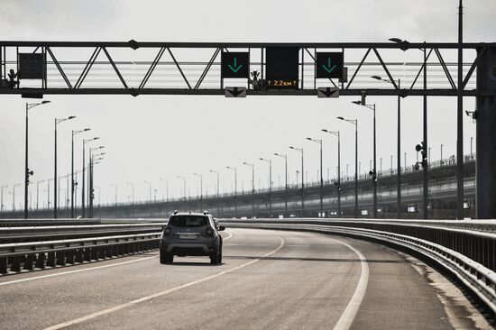 Russia Crimean Bridge Accident Reopening