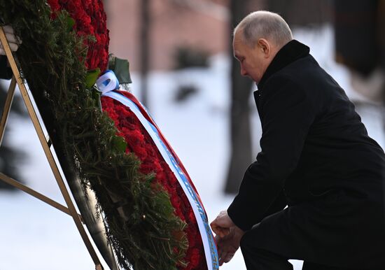 Russia Putin Fatherland Defender Day