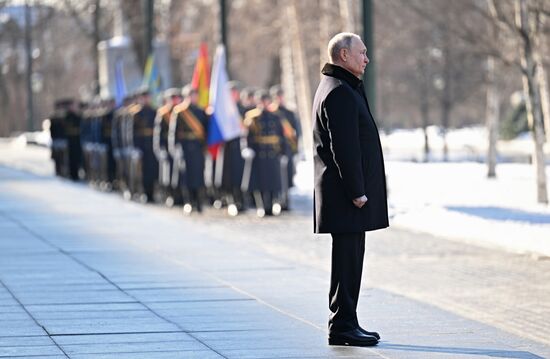 Russia Putin Fatherland Defender Day