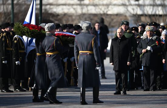 Russia Putin Fatherland Defender Day