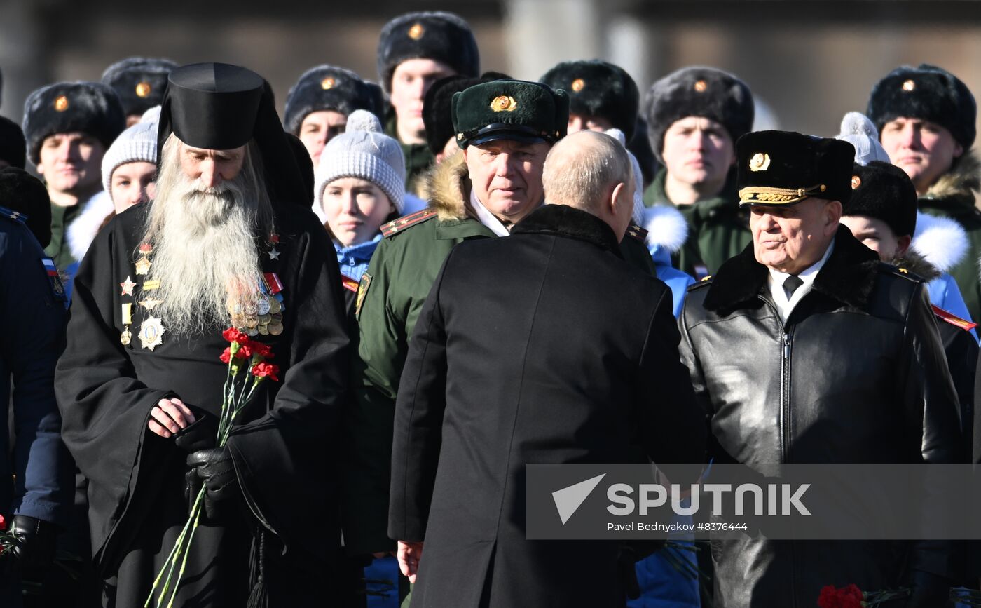 Russia Putin Fatherland Defender Day