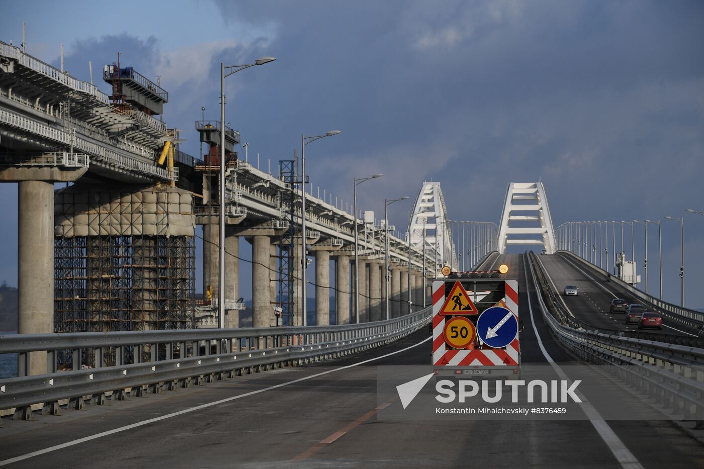 Russia Crimean Bridge Accident Reopening