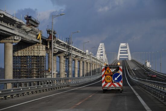 Russia Crimean Bridge Accident Reopening
