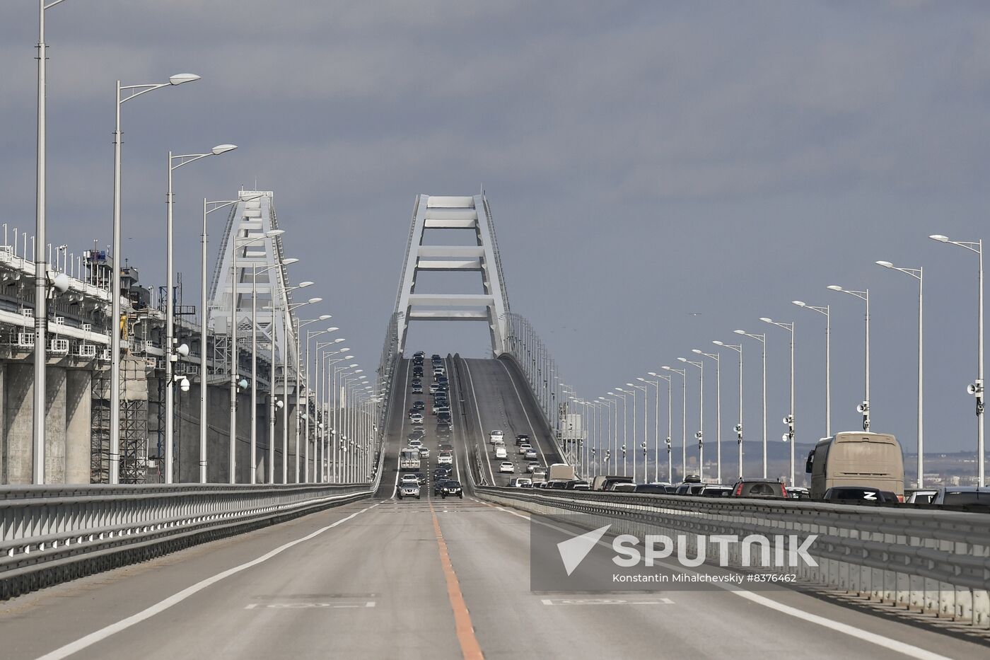 Russia Crimean Bridge Accident Reopening