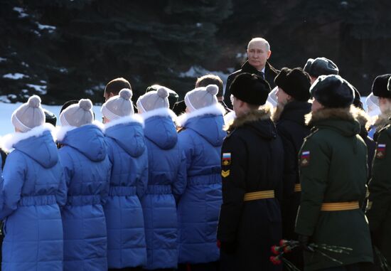 Russia Putin Fatherland Defender Day