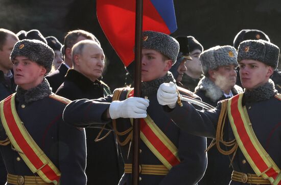Russia Putin Fatherland Defender Day