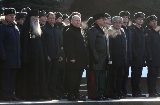 Russia Putin Fatherland Defender Day