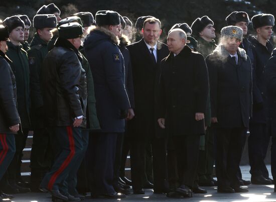 Russia Putin Fatherland Defender Day