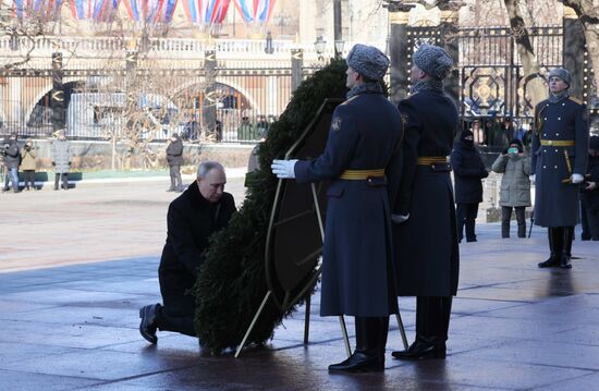 Russia Putin Fatherland Defender Day