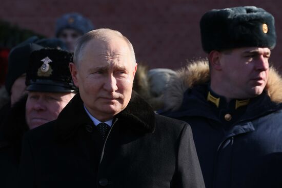 Russia Putin Fatherland Defender Day
