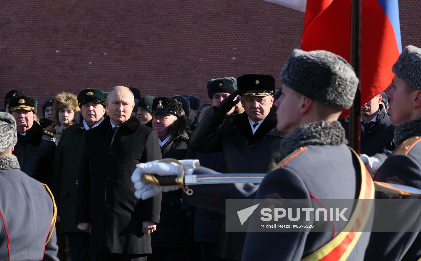 Russia Putin Fatherland Defender Day