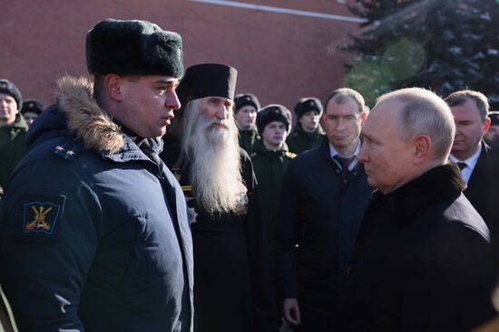 Russia Putin Fatherland Defender Day