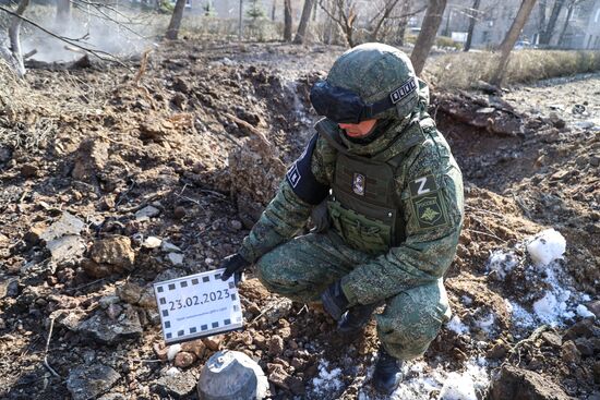 Russia Ukraine Military Operation Shelling
