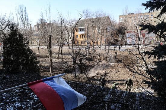 Russia Ukraine Military Operation Shelling