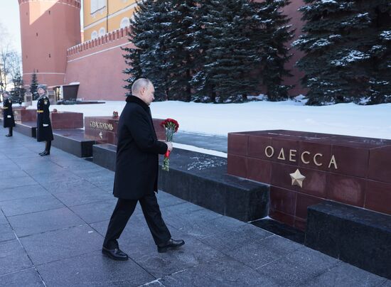 Russia Putin Fatherland Defender Day