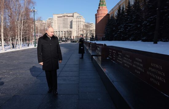 Russia Putin Fatherland Defender Day