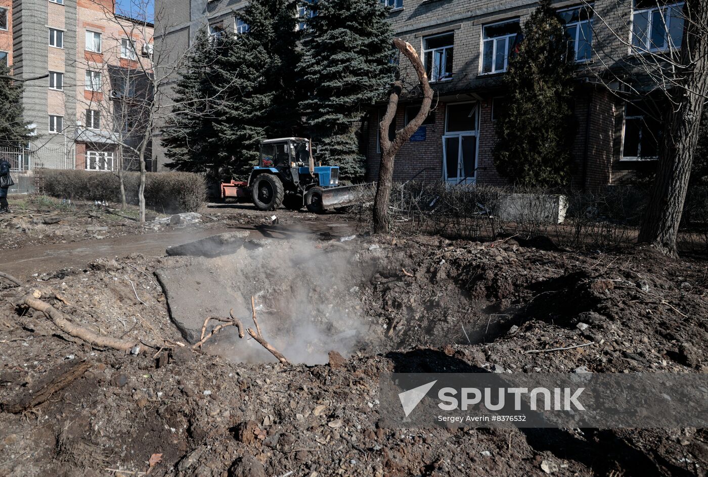 Russia Ukraine Military Operation Shelling