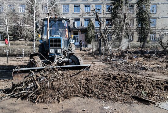 Russia Ukraine Military Operation Shelling