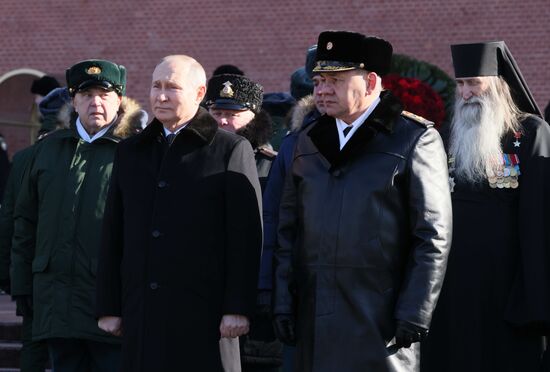 Russia Putin Fatherland Defender Day
