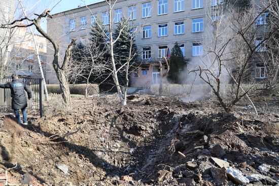 Russia Ukraine Military Operation Shelling