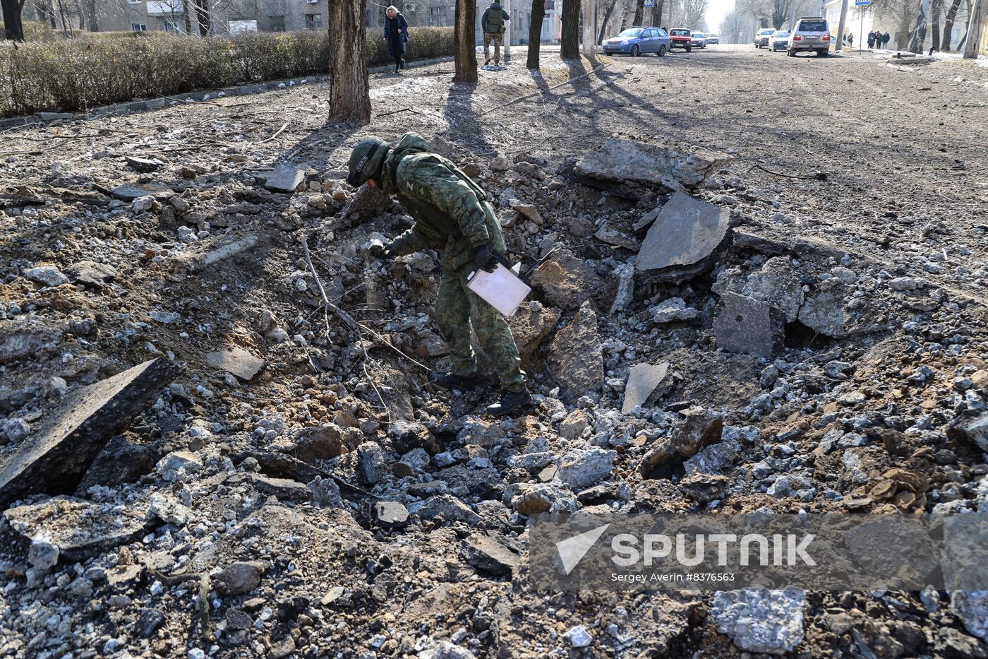 Russia Ukraine Military Operation Shelling
