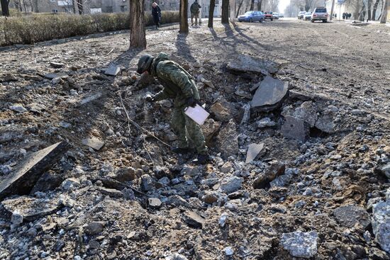 Russia Ukraine Military Operation Shelling