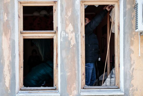 Russia Ukraine Military Operation Shelling