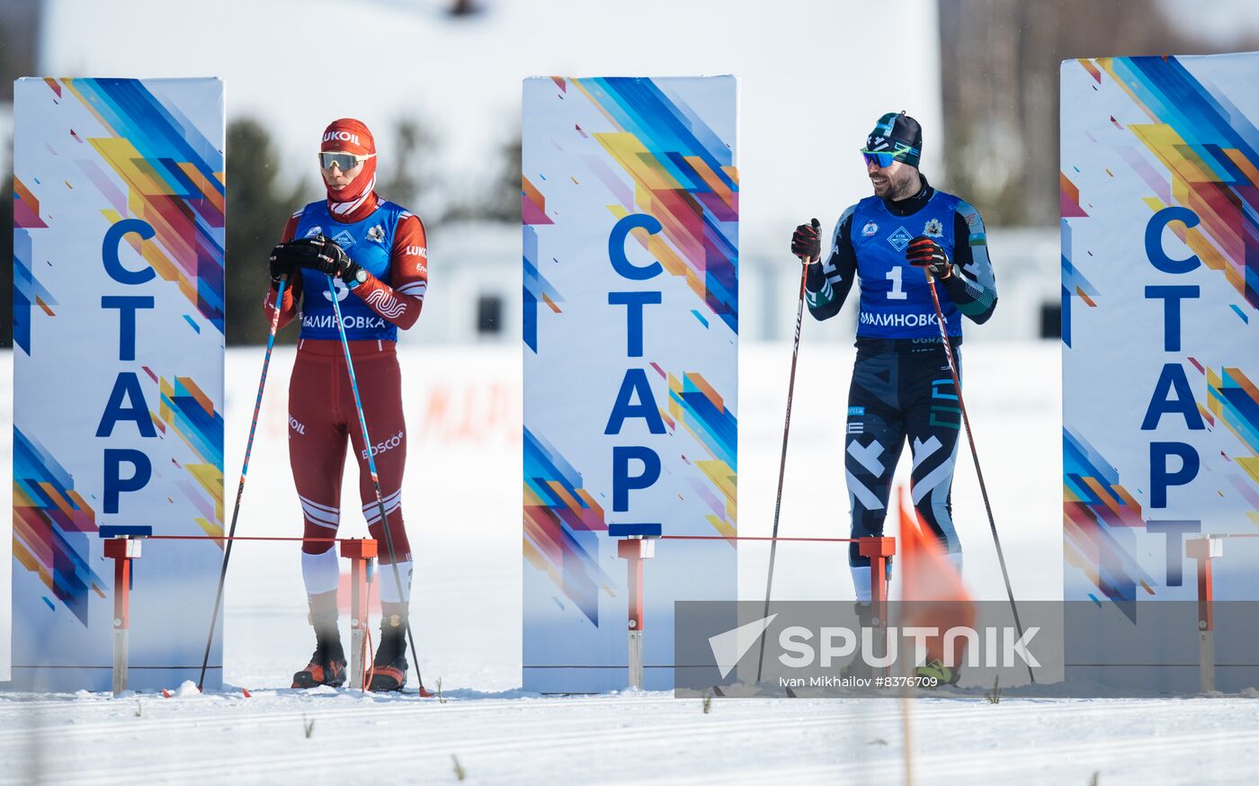 Russia Cross-Country Skiing Competititon Men