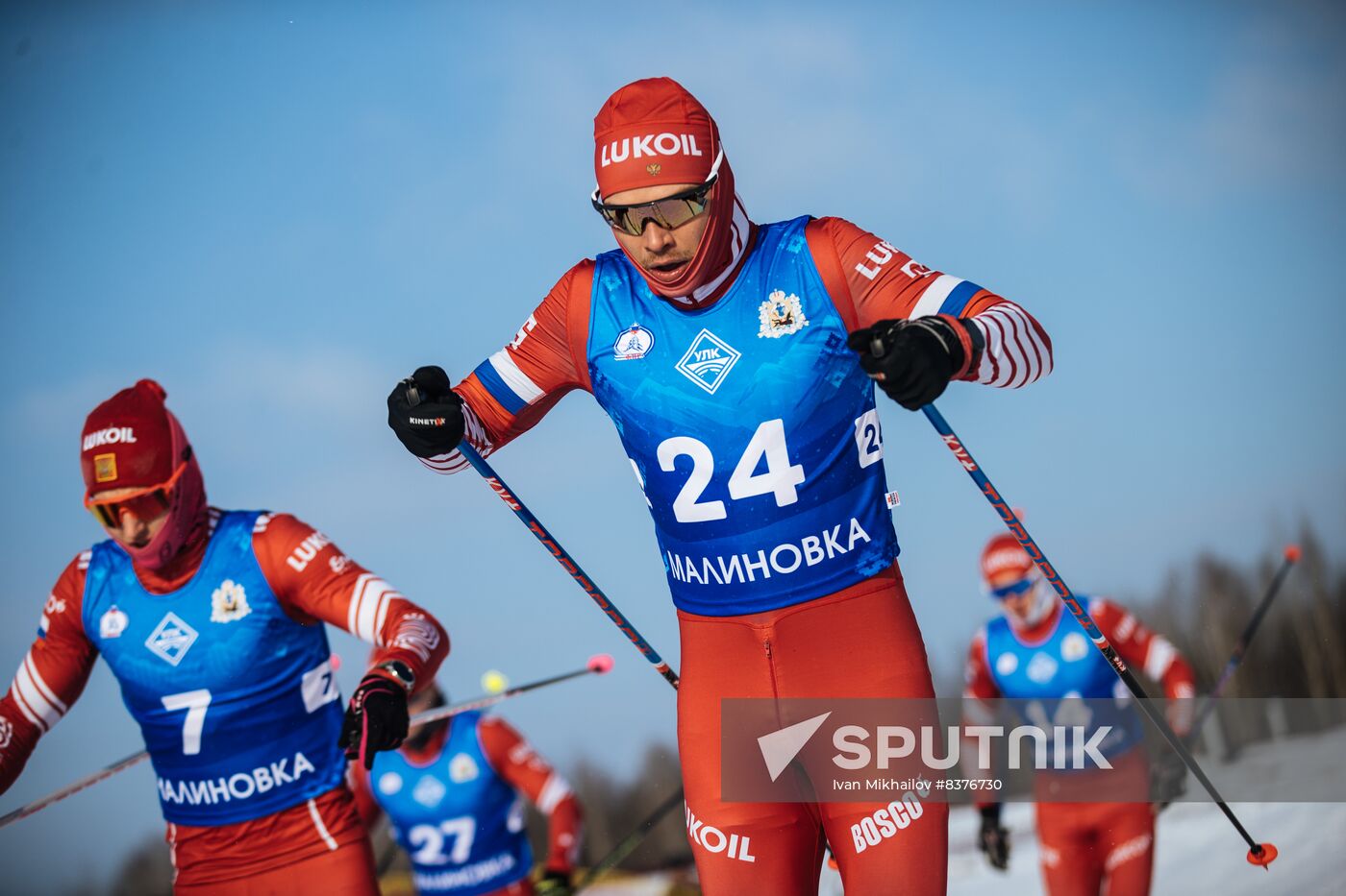 Russia Cross-Country Skiing Competititon Men