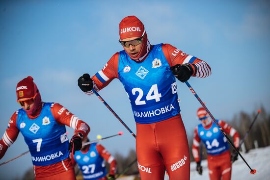 Russia Cross-Country Skiing Competititon Men